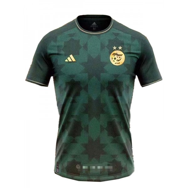 Algeria player version soccer jersey green soccer uniform men's football kit tops sport shirt 2023